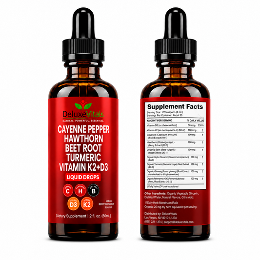 DeluxeVitals Circulation Drops —Healthy Circulation Every Day